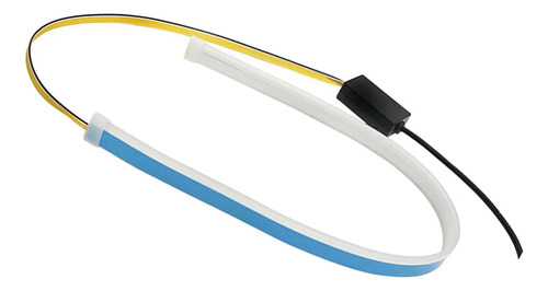 45cm Luces De Circulación Diurna Azul Profundo + Amarillo