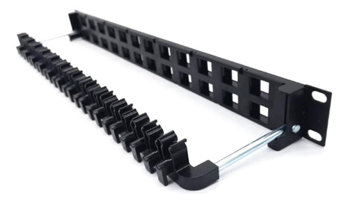 Patch Panel Satra P/jack Angular Cat6 24ptos 102082401 Negro