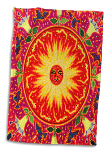 3d Rose Folk Huichol Art-santa Fe-new Mexico-us32 Jmr1119-ju