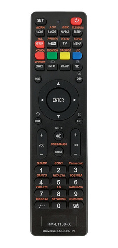 Control Remoto Universal Huayu Rm-l1130+x Para Hisense