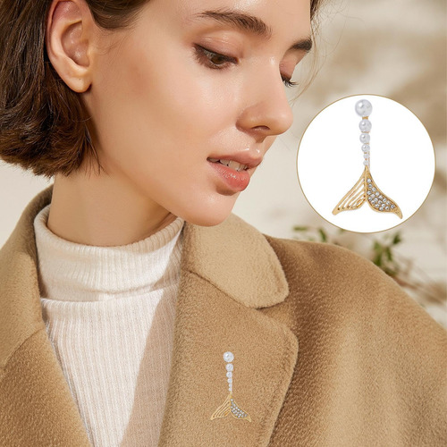 Broches De Perlas Para Mujer, Pin Deinsignias Para Trajes