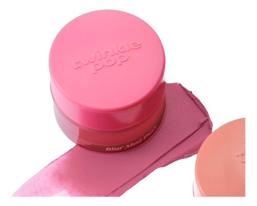 Twinkie Pop - Blur Mud Labial Y Rubor 2 En Uno Korea 01 - Pink Tape