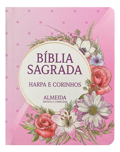 Bíblia L. Maior Capa Dura Ppm Arc Full Color C/ Harpa - Poá