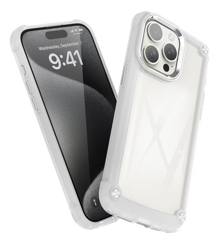 Kbod Funda Protectora Iron Case Soft Para Iphone Y Samsung Blanco Iphone 11