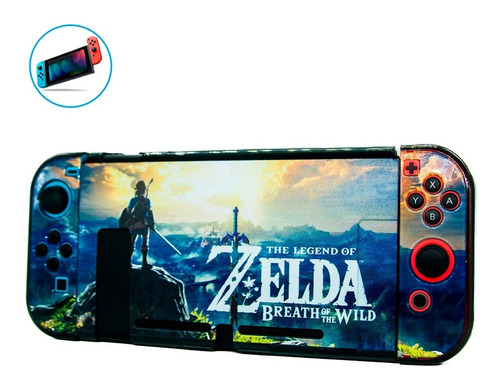 Imagen 3 de 8 de Case Protector Para Nintendo Switch Slim Legend Of Zelda