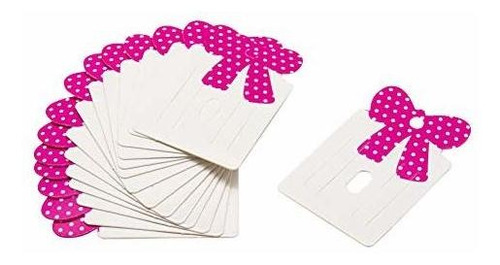 Pinzas - Auear, Set Of 200 Lovely Hair Bows Display Cards Bo