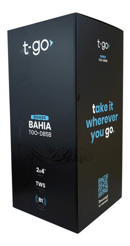 Imagen 4 de 6 de Parlante T-go Bahia Torre Doble Subwoofer Con Bluetooth Portatil Usb