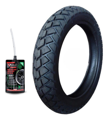 Pneu Moto 110/90-17 60p Vipal Nxr160 Bros Xre Nk150 + Brinde