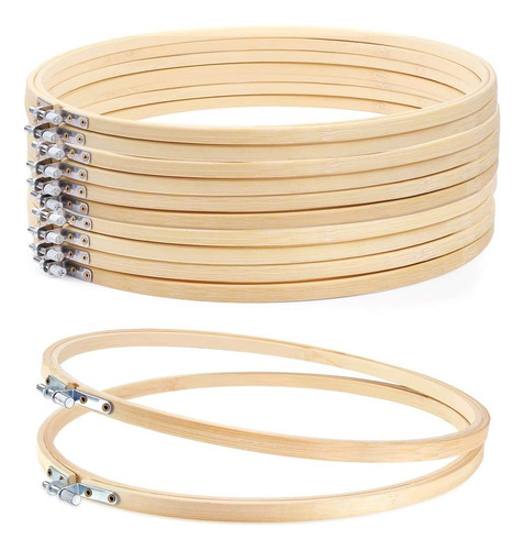 Aros Para Bordados De 12 Pulgadas De Madera Redondos