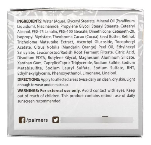 Crema Palmers Cocoa Butter Eventone Fade Cream 75g 2.7oz