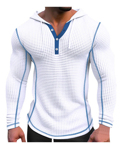 Sudadera Con Capucha J Pullover Con Bolsillo, Color Liso, Me