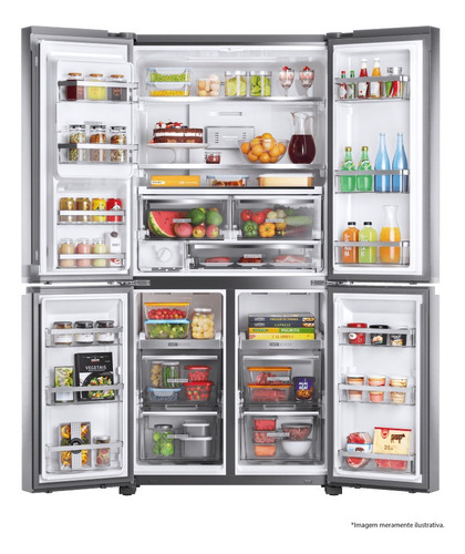 Geladeira Brastemp Inverse 4 Frost Free 543 Litros Cor Inox