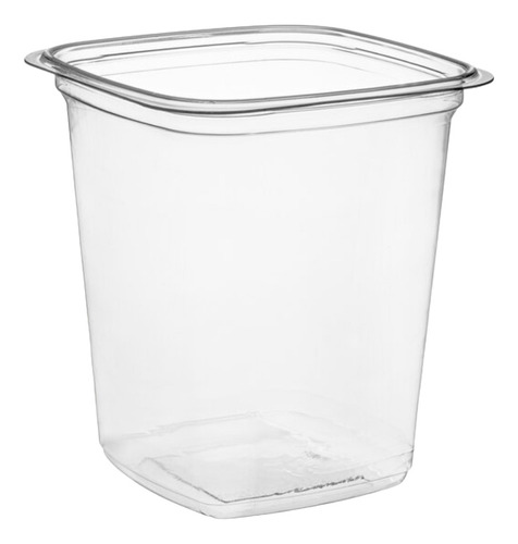 Vaso Contenedor Pet Cuadrado 32oz Inix - Pack 100pz