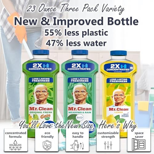 Mr Clean Limpiador Líquido Multiusos Paquete Surtido De 3 Un