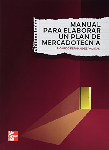 Libro Manual Para Elaborar Un Plan De Mercadotecnia De Ricar