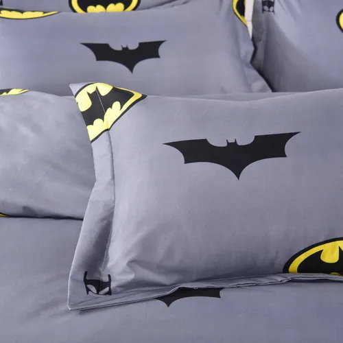 Funda De Edredón Batman, Ropa De Cama 100% Algodón, Doble