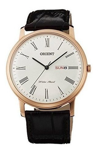 Orient Capital 2 Diseño Clásico Slim Quartz Roman Dial