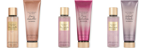 Pack X2 Victoria's Secret Shimmer: Mists Y Cremas Con Brillo