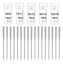 Comprar 50x Agujas For Casera Coser Machine 65\u002F9, 50 Agujas