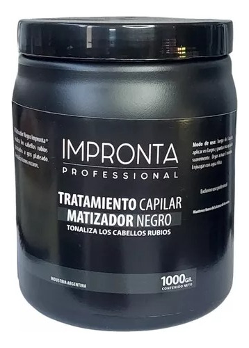 Mascara Matizadora Negra 1000 G -  Impronta