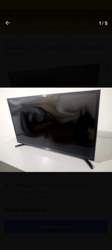 Imagem 5 de 5 de Tv Samsung 32'' Smart Un32j4300. Display Quebrado