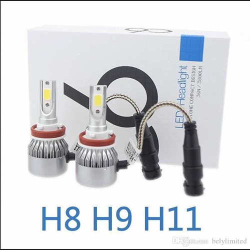 Imagen 1 de 3 de Kit Led Cree H8-h9-h11 6000k 3800lms C6 Exelente Luz