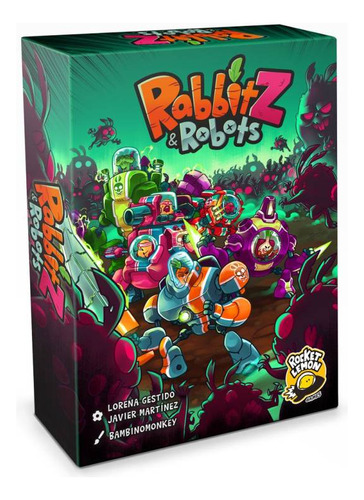 Rabbitz & Robots Español Rocket Lemon Games Juego Para Toda La Familia