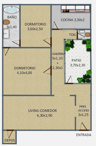 Imagen 22 de 22 de 3 Ambientes Tipo Ph 83 M2 A 1 Cuadra Del Alto Palermo