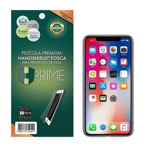 Imagem 1 de 1 de Pelicula Hprime Apple iPhone XR / 11 - Nanoshield Fosca