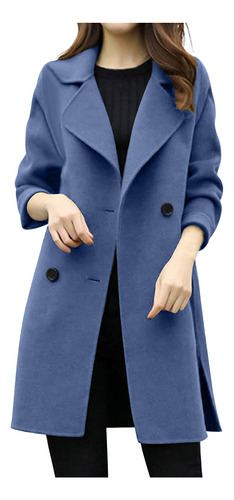 Chaqueta Casual D Coat A La Moda De Invierno Para Mujer, Rop