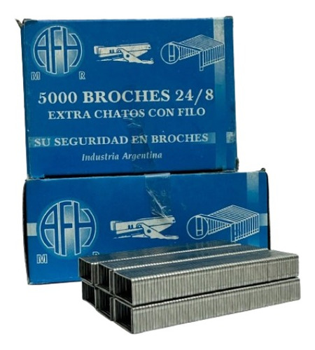 Broches 24/8 Afh Extra Chatos X5000