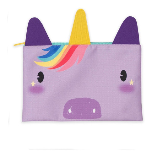 Bolsa De Colores Cara Unicornio