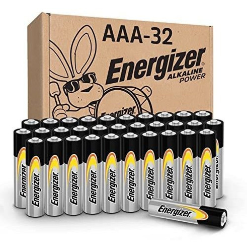 Set 32 Baterías Aaa Energizer Alcalinas De Larga