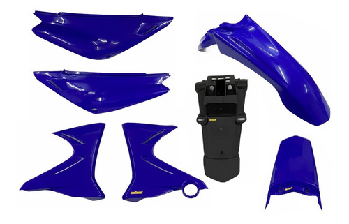 Kit Plasticos Yamaha Xtz 125 Azul Completo Cachas - Motomil 