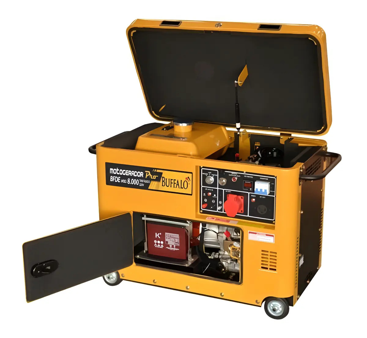 Gerador a Diesel Buffalo BFDE 8000 6,5 kVA Partida Elétrica