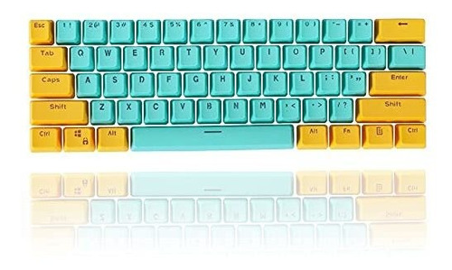 Gtsp 61 Pbt Keycaps 60 Percent Ducky One 2 Mini Keycaps...