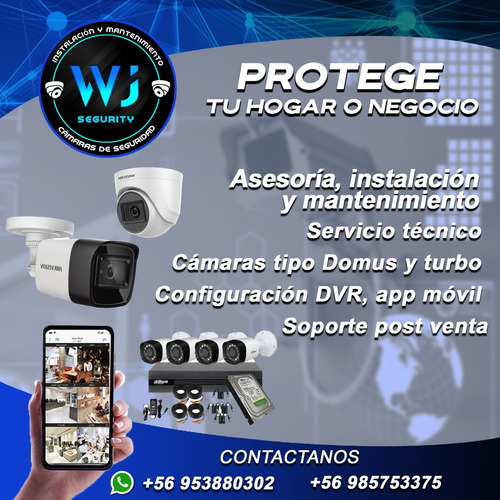 Asesoría - Instalación - Mantenimiento Camaras De Seguridad