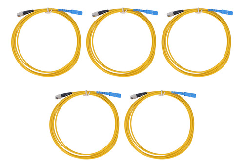 Cable De Extensión De Fibra Óptica, 5 Piezas, Parche De Inte