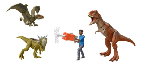 Jurassic World Contenido Animado Pack Darius Y Dinosaurio