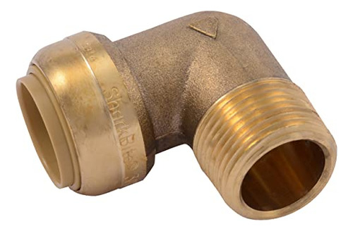 Adaptador De Codo Macho De 90 Grados De 3/4 Pulgada X 3...