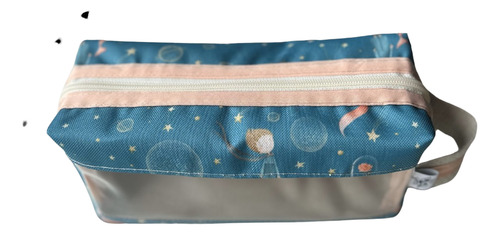 Necessaire Mediano Con Ventana Transparente. A Pedido.