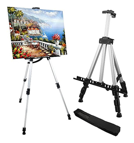 Soporte De Caballete Del Artista, Caballete Ajustable De Met