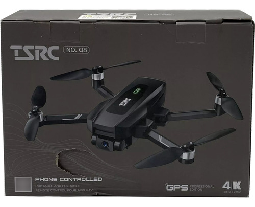 Drone Plegable Gps Cámara 4k Controlado X Teléfono Tsrc Q8
