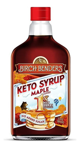 Maple Syrup Birch Benders 384 Ml Keto & Paleo 