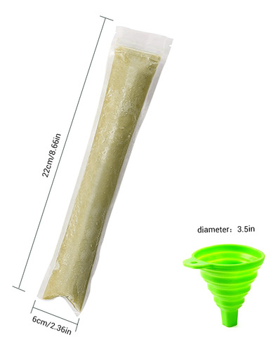 Bolsas Para Congelar Helados, 100 Unidades Por Paquete, Lámi