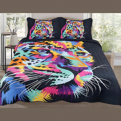 Cubrecamas Quilt De Verano King/super King Reversibles Lm37