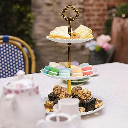 Soporte Para Cupcakes De Plástico De 3 Niveles