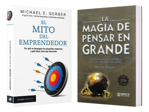 Mito Del Emprendedor + Magia Pensar En Grande Pack 2 Libros