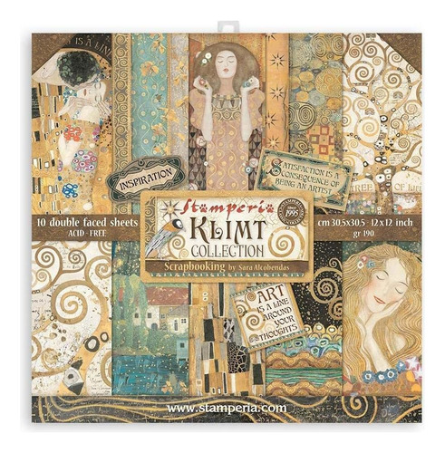 Intl. Paper Pad Klimt - Papel De Doble Cara Álbumes De...