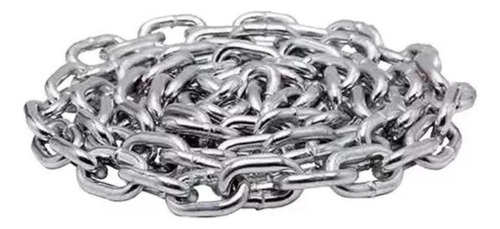Corrente Aço Galvanizado Soldada 8mm 5/16 Elo Curto - Fuzil